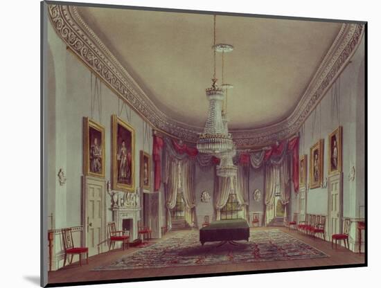 The Dining Room, Frogmore from Pyne's "Royal Residences," 1818-William Henry Pyne-Mounted Giclee Print