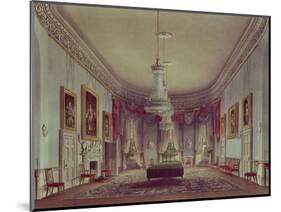 The Dining Room, Frogmore from Pyne's "Royal Residences," 1818-William Henry Pyne-Mounted Giclee Print