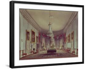 The Dining Room, Frogmore from Pyne's "Royal Residences," 1818-William Henry Pyne-Framed Giclee Print