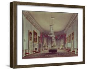 The Dining Room, Frogmore from Pyne's "Royal Residences," 1818-William Henry Pyne-Framed Giclee Print