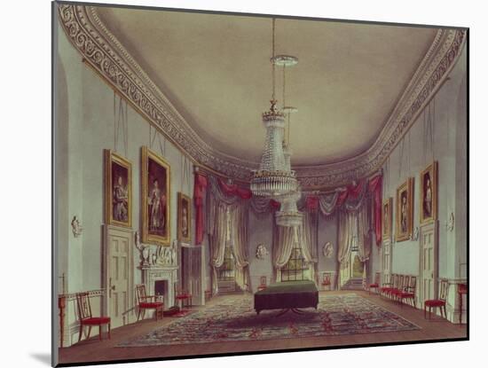 The Dining Room, Frogmore from Pyne's "Royal Residences," 1818-William Henry Pyne-Mounted Giclee Print