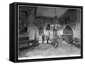 The Dining Room, Kilkenny House, Ireland, C19th Century-null-Framed Stretched Canvas