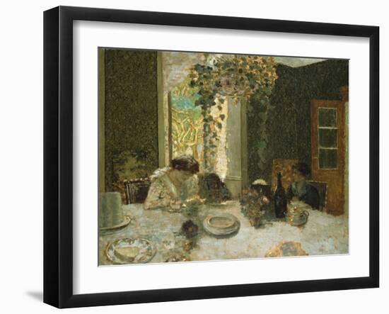 The Dining Room; La Salle a Manger-Edouard Vuillard-Framed Giclee Print