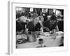 The Dining Room of the Refugee Ship the Ss Sinaia-Robert Hunt-Framed Photographic Print