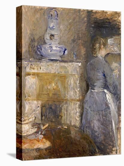 The Dining Room of the Rouart Family, Avenue d'Eylau, 1880-Berthe Morisot-Stretched Canvas