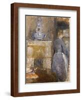 The Dining Room of the Rouart Family, Avenue D'Eylau, 1880-Berthe Morisot-Framed Giclee Print