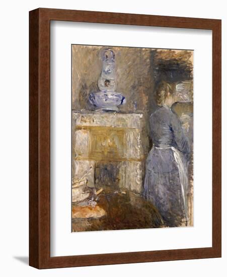 The Dining Room of the Rouart Family, Avenue D'Eylau, 1880-Berthe Morisot-Framed Giclee Print