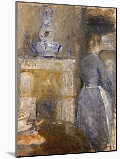 The Dining Room of the Rouart Family, Avenue D'Eylau, 1880-Berthe Morisot-Mounted Giclee Print
