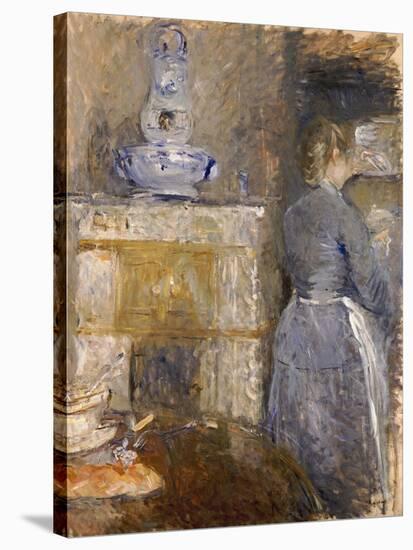 The Dining Room of the Rouart Family, Avenue D'Eylau, 1880-Berthe Morisot-Stretched Canvas