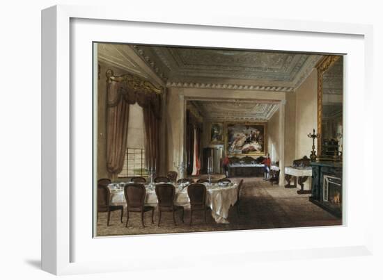 The Dining Room, Osborne House, 1851-James Roberts-Framed Giclee Print