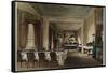 The Dining Room, Osborne House, 1851-James Roberts-Framed Stretched Canvas