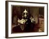 The Dinner, 1868-9-Claude Monet-Framed Giclee Print