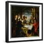 The Dinner at Emmaus-Peter Paul Rubens-Framed Giclee Print