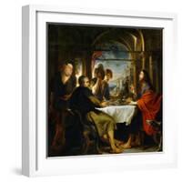 The Dinner at Emmaus-Peter Paul Rubens-Framed Giclee Print