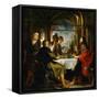 The Dinner at Emmaus-Peter Paul Rubens-Framed Stretched Canvas