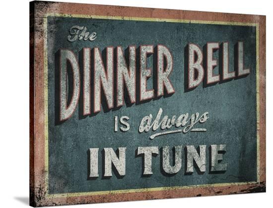 The Dinner Bell-Luke Stockdale-Stretched Canvas