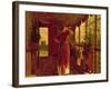 The Dinner Horn, 1873-Winslow Homer-Framed Giclee Print