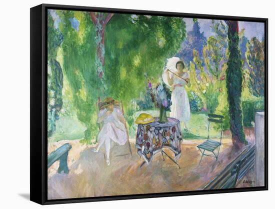 The Dinner; Le Dejeuner-Henri Lebasque-Framed Stretched Canvas