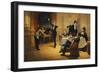 The Dinner Party, 1837-Ferencz Paczka-Framed Giclee Print