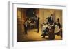 The Dinner Party, 1837-Ferencz Paczka-Framed Giclee Print