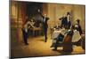The Dinner Party, 1837-Ferencz Paczka-Mounted Premium Giclee Print
