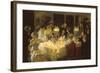 The Dinner Party-Jules-Alexandre Grün-Framed Art Print