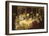 The Dinner Party-Jules-Alexandre Grün-Framed Art Print