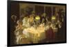 The Dinner Party-Jules-Alexandre Grün-Framed Art Print