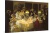 The Dinner Party-Jules-Alexandre Grün-Stretched Canvas