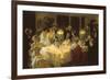 The Dinner Party-Jules-Alexandre Grün-Framed Art Print