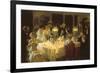 The Dinner Party-Jules-Alexandre Grün-Framed Art Print