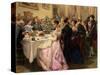 The Dinner Party-Sir Henry Cole-Stretched Canvas