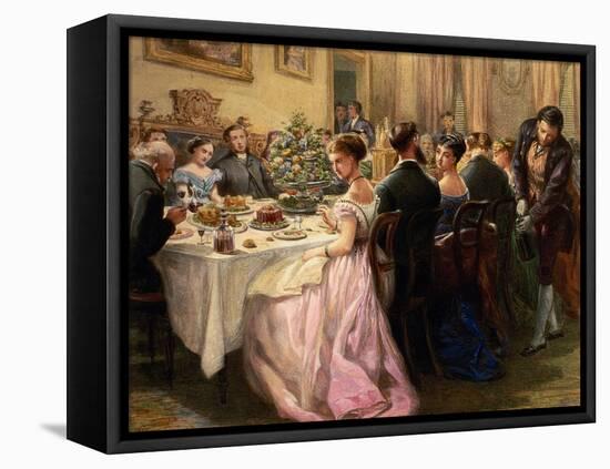 The Dinner Party-Sir Henry Cole-Framed Stretched Canvas