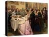 The Dinner Party-Sir Henry Cole-Stretched Canvas