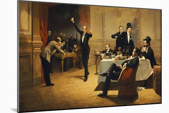 The Dinner Party-Ferencz Paczka-Mounted Giclee Print
