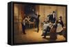 The Dinner Party-Ferenc Paczka-Framed Stretched Canvas