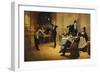 The Dinner Party-Ferencz Paczka-Framed Premium Giclee Print