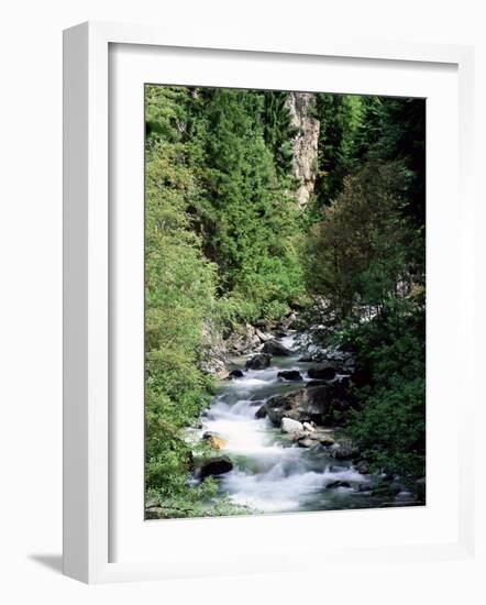 The Diosaz Gorge, Servoz Near Chamonix, Haute-Savoie, Rhone Alps, France-Ruth Tomlinson-Framed Photographic Print