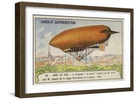 The Dirigible Le Jaune-null-Framed Giclee Print