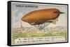 The Dirigible Le Jaune-null-Framed Stretched Canvas