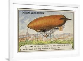 The Dirigible Le Jaune-null-Framed Giclee Print