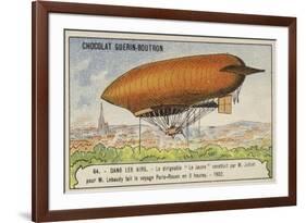 The Dirigible Le Jaune-null-Framed Giclee Print