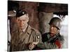 THE DIRTY DOZEN, 1967 directed by ROBERT ALDRICH Robert Ryan and Charles Bronson (photo)-null-Stretched Canvas