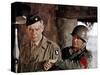 THE DIRTY DOZEN, 1967 directed by ROBERT ALDRICH Robert Ryan and Charles Bronson (photo)-null-Stretched Canvas