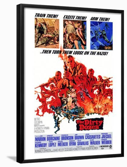 The Dirty Dozen, 1967-null-Framed Poster