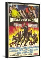 The Dirty Dozen, Italian Movie Poster, 1967-null-Framed Art Print