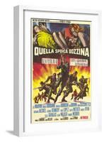 The Dirty Dozen, Italian Movie Poster, 1967-null-Framed Art Print