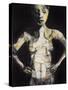 The Dirty Yellow Series -Inside Figure-Graham Dean-Stretched Canvas