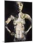 The Dirty Yellow Series -Inside Figure-Graham Dean-Mounted Giclee Print