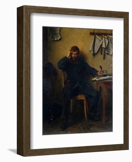 The Disaffected, 1877-Ludwig Knaus-Framed Giclee Print